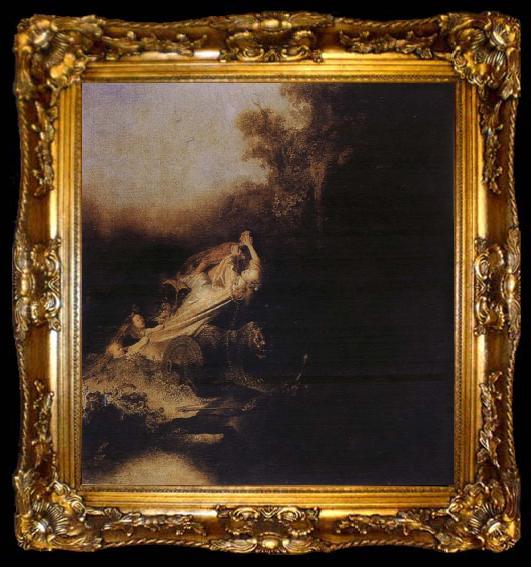 framed  REMBRANDT Harmenszoon van Rijn The Abduction of Proserpina, ta009-2